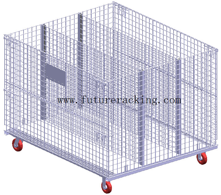 Wire mesh container