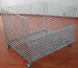 Foldable Wire mesh container